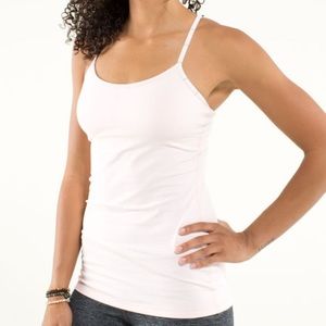 Lululemon Power Y tank Pretty Pink / Slalom Stripe Pretty Pink size 8